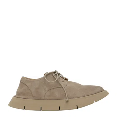 Marsèll Intagliata Suede Derby Shoes In Nude