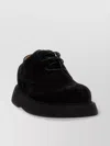 Marsèll Lace-up Suede Round Toe Thick Sole Shoes