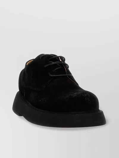 Marsèll Lace-up Suede Round Toe Thick Sole Shoes