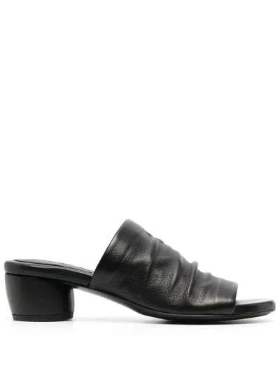Marsèll Leather 50mm Mules In Black