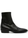 Marsèll Leather Ankle Boots In Black