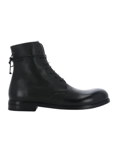 Marsèll Leather Ankle Boots In Black