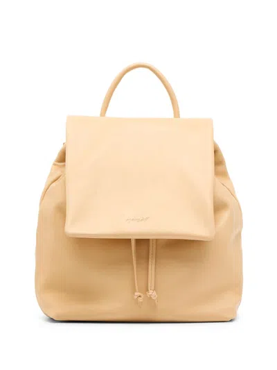 Marsèll Leather Backpack In Gelb