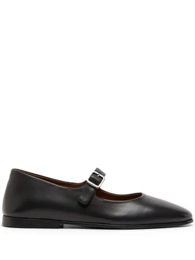 Marsèll Leather Ballerina Shoes In Black