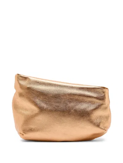 Marsèll Leather Clutch Bag In Gold