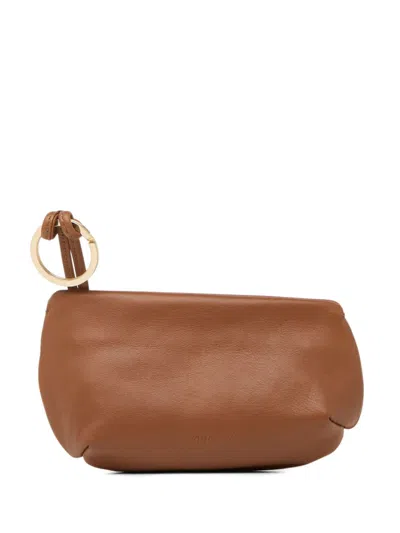 Marsèll Leather Keychain In Brown