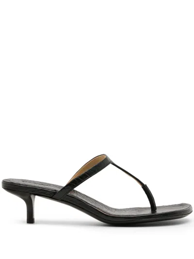 Marsèll Leather Mules In Black