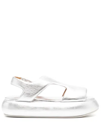 Marsèll Platform Sandals In Silver