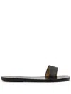 Marsèll Leather Slides In Black