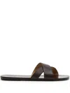 Marsèll Leather Slides In Brown