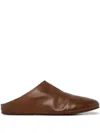 Marsèll Leather Slippers In Brown