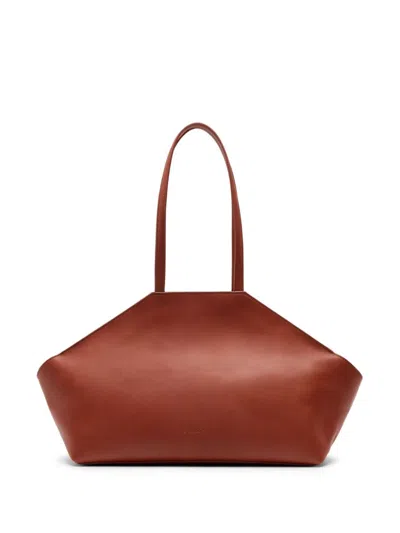 Marsèll Leather Tote Bag In Brown