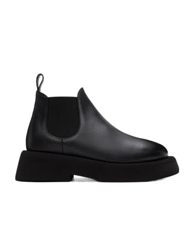 Marsèll Logo Chelsea Boots In Black