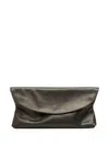 Marsèll Logo-debossed Leather Clutch Bag In Black