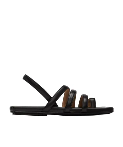 Marsèll Logo Flat Sandals In Black