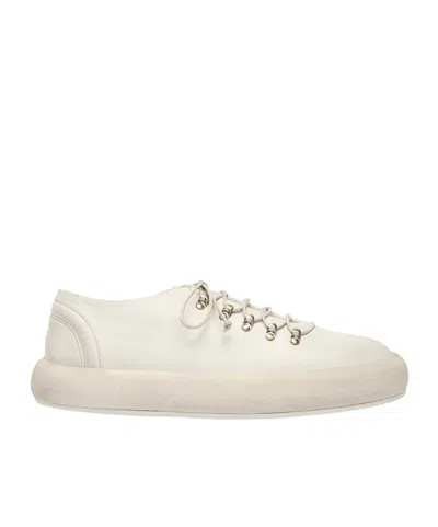 Marsèll Low Lace-up Sneakers In White