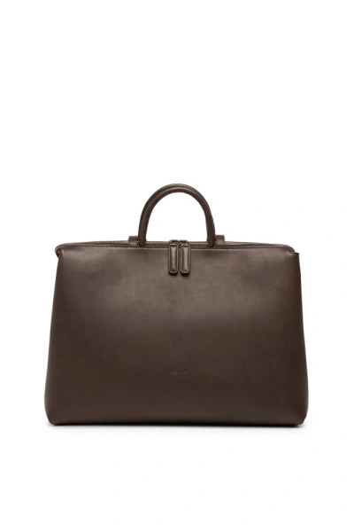 Marsèll Leather Tote Bag In Brown