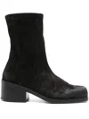 Marsèll Thick Heeled Short Boots In Black