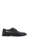 Marsèll Marsell Dark Brown Calfskin Derby With Leather Sole In Black