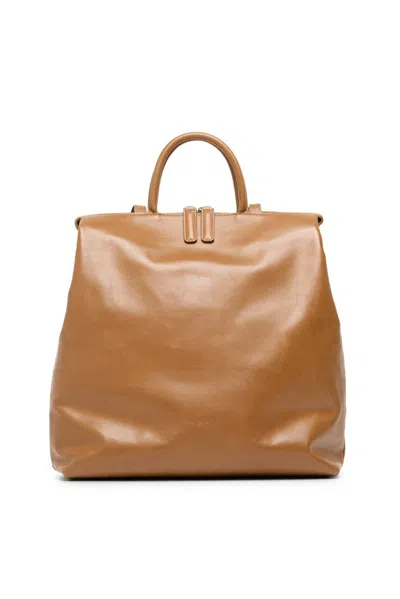 Marsèll Borso Zipped Tote Bag In Brown