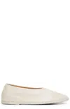 Marsèll Woman Ballet Flats Ivory Size 8 Calfskin In White