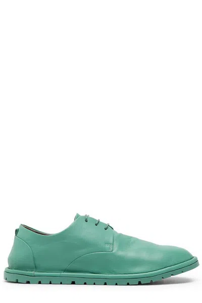 Marsèll Sancrispa Leather Derby Shoes In Green