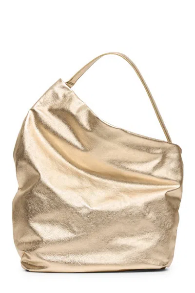 Marsèll Fanta Leather Shoulder Bag In Gold