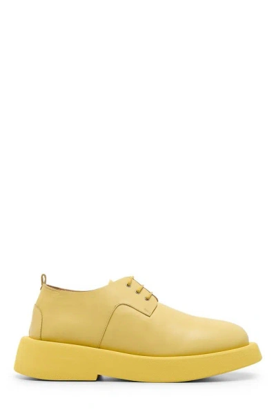 Marsèll Gommellone Leather Derby Shoes In Yellow