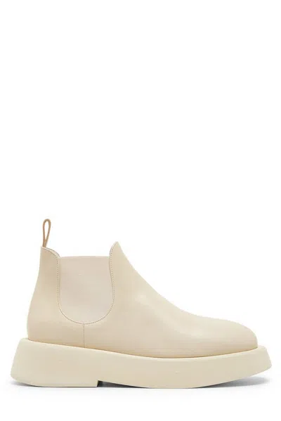 Marsèll Gommellone Beatles Leather Boots In Neutrals