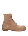 MARSÈLL MARSÈLL MAN ANKLE BOOTS BEIGE SIZE 7 LEATHER