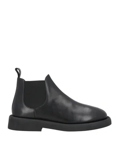 Marsèll Man Ankle Boots Black Size 10 Calfskin