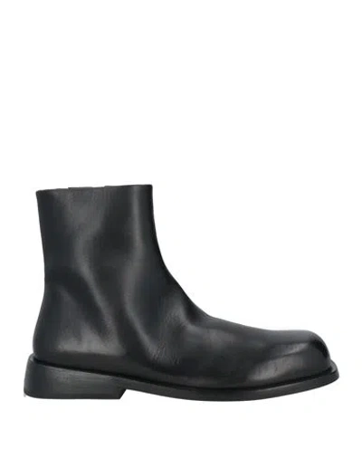 Marsèll Man Ankle Boots Black Size 9 Leather