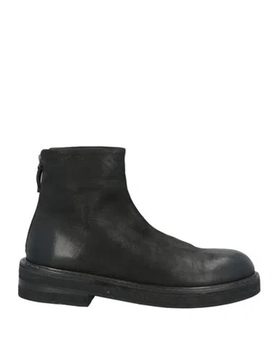 Marsèll Man Ankle Boots Black Size 9 Leather