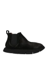 Marsèll Marsell Reversed Leather 'intagliata' Beatles Boots In Black