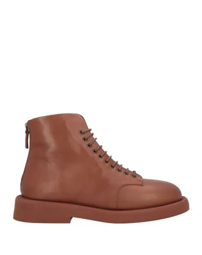 Marsèll Man Ankle Boots Brown Size 8 Calfskin