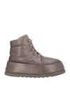 Marsèll Man Ankle Boots Taupe Size 7 Calfskin In Grey