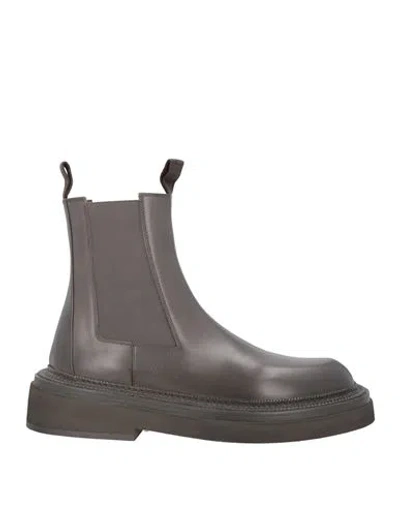 Marsèll Man Ankle Boots Grey Size 9 Leather