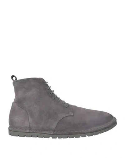 Marsèll Man Ankle Boots Lead Size 9 Leather In Grey