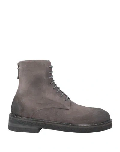 Marsèll Man Ankle Boots Lead Size 9 Leather In Grey