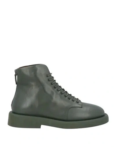 Marsèll Man Ankle Boots Military Green Size 9 Calfskin