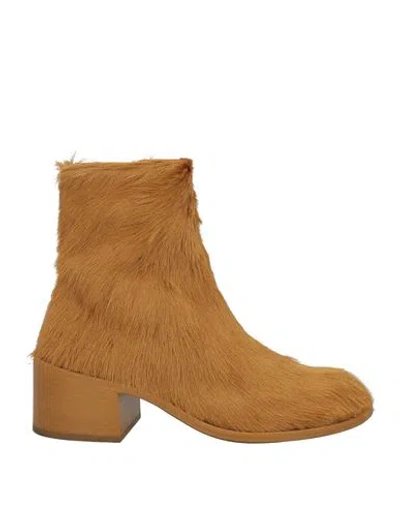 Marsèll Man Ankle Boots Mustard Size 9 Leather In Yellow