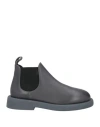 Marsèll Man Ankle Boots Charcoal Size 9 Calfskin In Grey