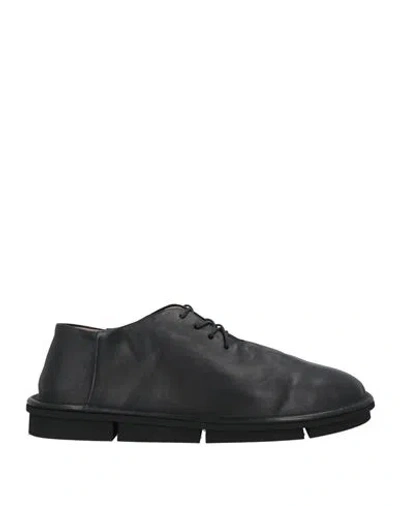 Marsèll Man Lace-up Shoes Black Size 10 Leather In Black