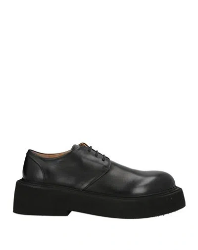 Marsèll Man Lace-up Shoes Black Size 8 Calfskin