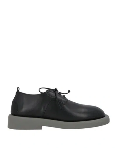 Marsèll Man Lace-up Shoes Black Size 8.5 Calfskin