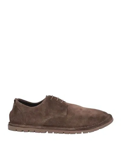 Marsèll Man Lace-up Shoes Khaki Size 9.5 Leather In Beige