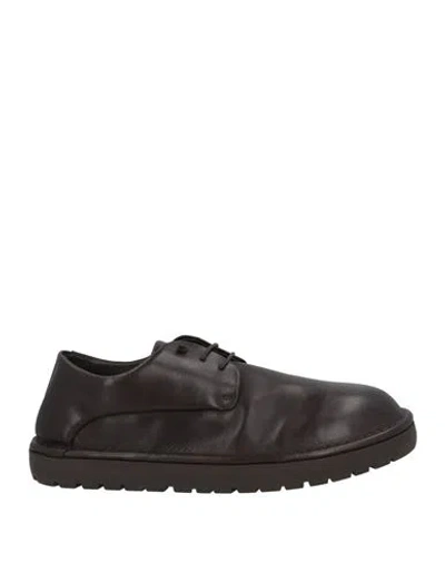Marsèll Man Lace-up Shoes Dark Brown Size 9 Calfskin