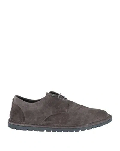 Marsèll Man Lace-up Shoes Grey Size 10.5 Leather