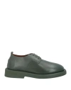 Marsèll Man Lace-up Shoes Military Green Size 10 Leather