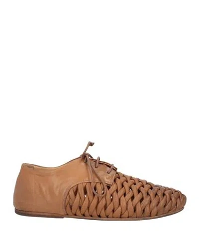 Marsèll Man Lace-up Shoes Tan Size 9 Calfskin In Brown